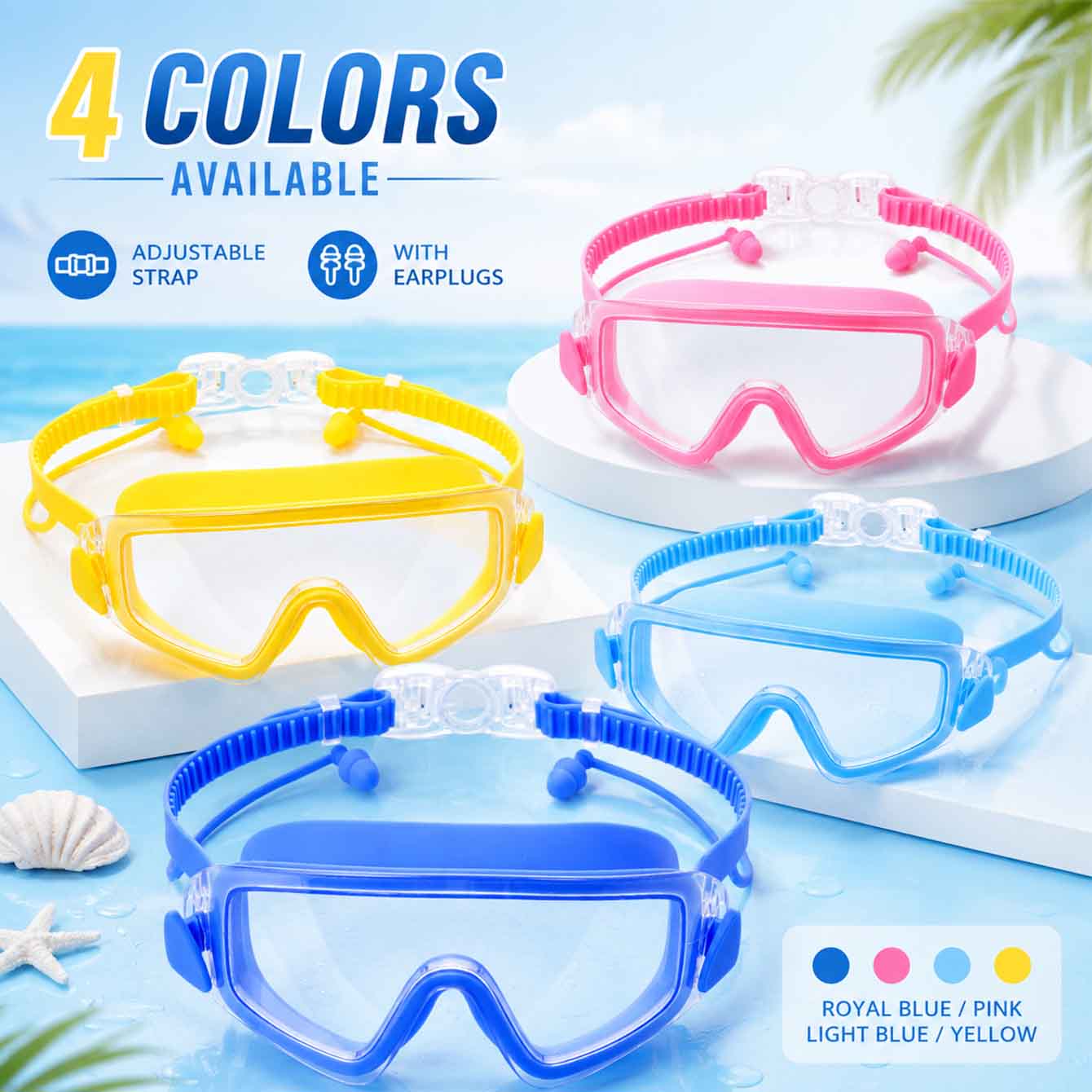 1PC Swim Goggles Snorkel Divin - огляд і ціна Anti Pollution Mask