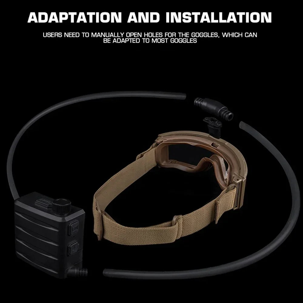 Airsoft Goggles Defogger Defog - огляд і ціна Anti Pollution Mask